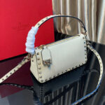 Valentino Small Rockstud Grainy Calfskin Crossbody Bag